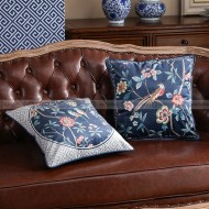 Lanruoting Chinese Premium Pillowcase Square 45cm Pillow Decorative Throw Pillow 18" Lanruoting Chinese Premium Pillowcase Square 45cm Pillow Decorative Throw Pillow 18"