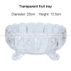 Crystal Elegance: Glass Decor Set for Coffee Tables - Plate, Jar, Vase, Fruit Bowl Crystal Elegance: Glass Decor Set for Coffee Tables - Plate, Jar, Vase, Fruit Bowl