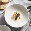 Nordic Ceramic Underglaze Dinnerware Weiss Series White Trumpet Bowl Nordic Ceramic Underglaze Dinnerware Weiss Series White Trumpet Bowl