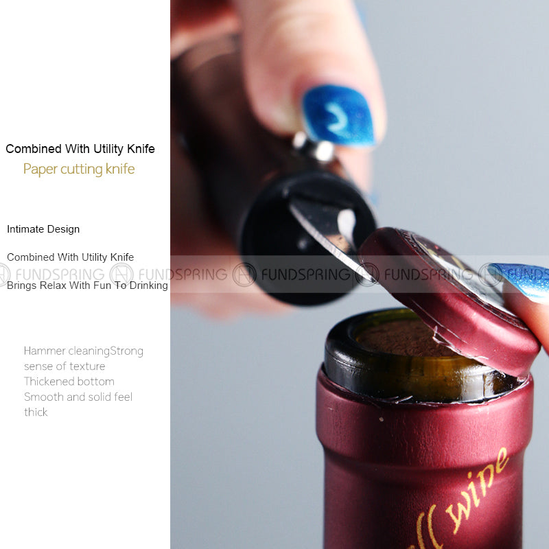 Air Pressure Wine Tool Waiters Corkscrew Opener and Foil Cutter Air Pressure Wine Tool Waiters Corkscrew Opener and Foil Cutter