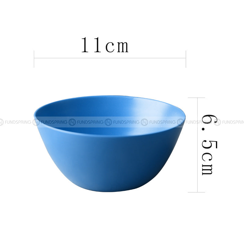 Nordic Matt Blue Tableware Ceramic Dinnerware Round and Irregular Plate Nordic Matt Blue Tableware Ceramic Dinnerware Round and Irregular Plate
