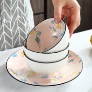 Japanese Handpainted Ceramic Dinnerware Set for Elegant Table Settings Japanese Handpainted Ceramic Dinnerware Set for Elegant Table Settings