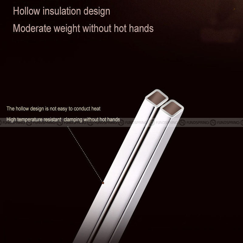 304 Stainless Steel Lengthened Chopsticks Metal Serving Chopsticks 304 Stainless Steel Lengthened Chopsticks Metal Serving Chopsticks