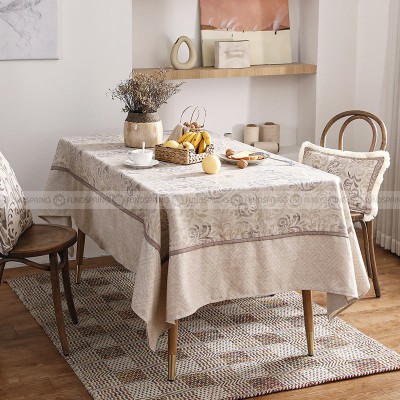 Aida Tablecloth Vintage Pastoral Style Table Cloth Waterproof Cover Aida Tablecloth Vintage Pastoral Style Table Cloth Waterproof Cover