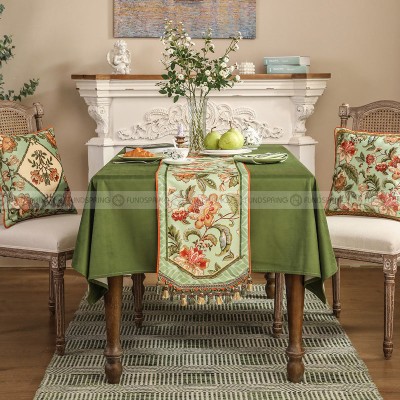 Santa Tia Table Runner Desk Cover Towel Decorative Velvet Table Cover Santa Tia Table Runner Desk Cover Towel Decorative Velvet Table Cover