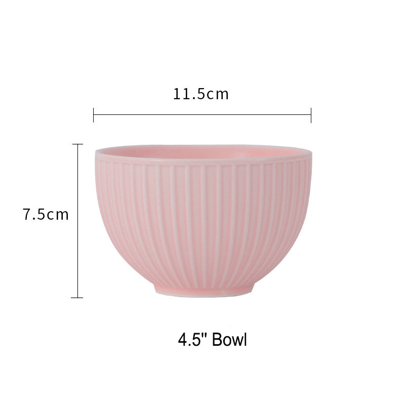 Minimalist Dinnerware Set: Solid Color Ceramic Bowls and Plates for Elegant Home Dining Minimalist Dinnerware Set: Solid Color Ceramic Bowls and Plates for Elegant Home Dining