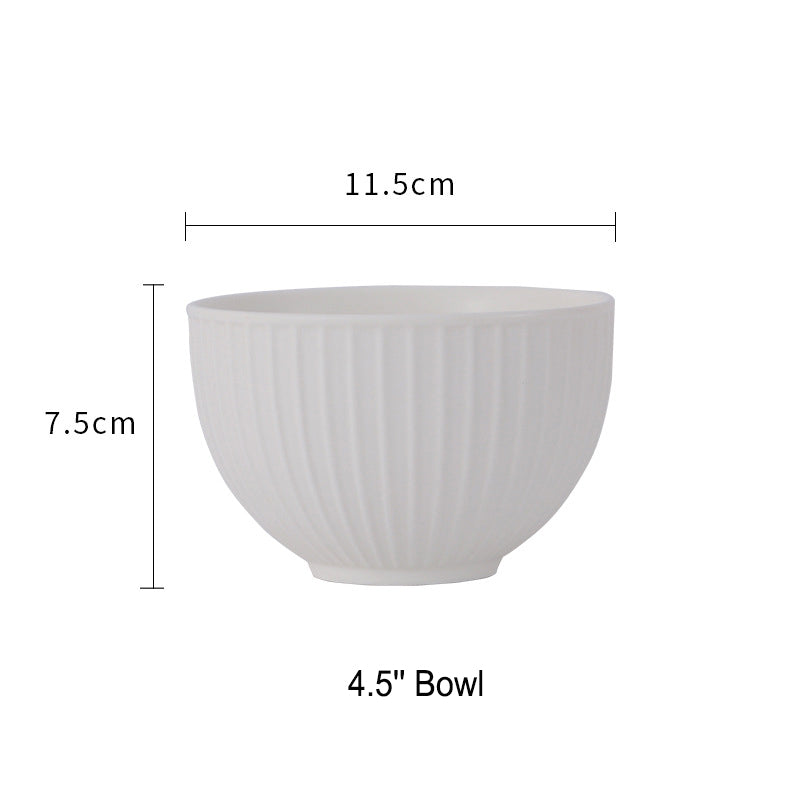 Minimalist Dinnerware Set: Solid Color Ceramic Bowls and Plates for Elegant Home Dining Minimalist Dinnerware Set: Solid Color Ceramic Bowls and Plates for Elegant Home Dining