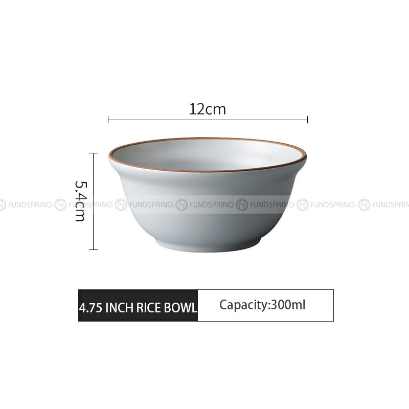 Minimalist Matte Ceramic Dinnerware Morandi Porcelain Bowls Plate Minimalist Matte Ceramic Dinnerware Morandi Porcelain Bowls Plate
