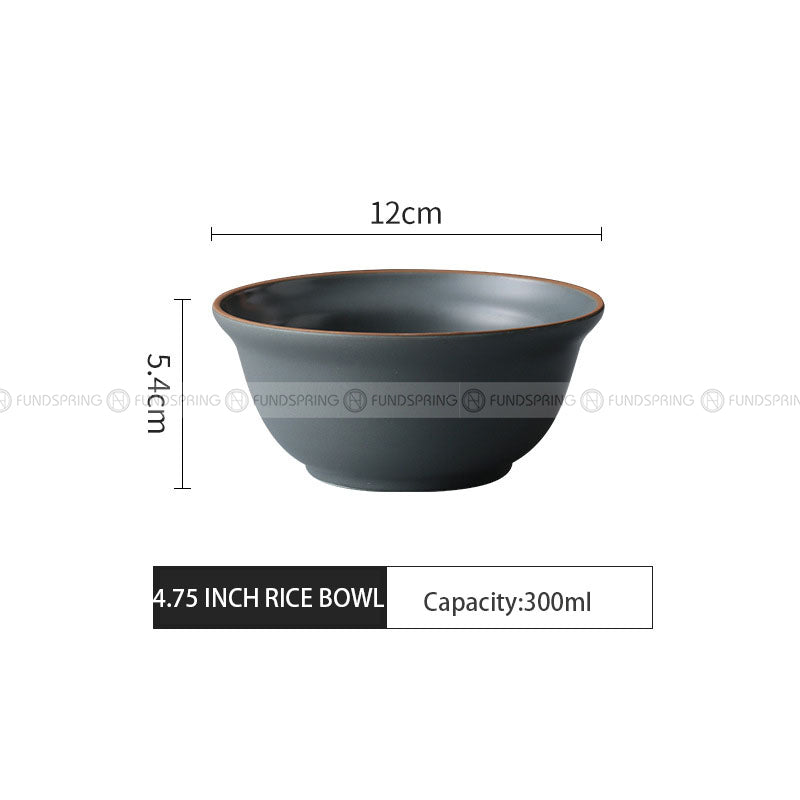 Minimalist Matte Ceramic Dinnerware Morandi Porcelain Bowls Plate Minimalist Matte Ceramic Dinnerware Morandi Porcelain Bowls Plate