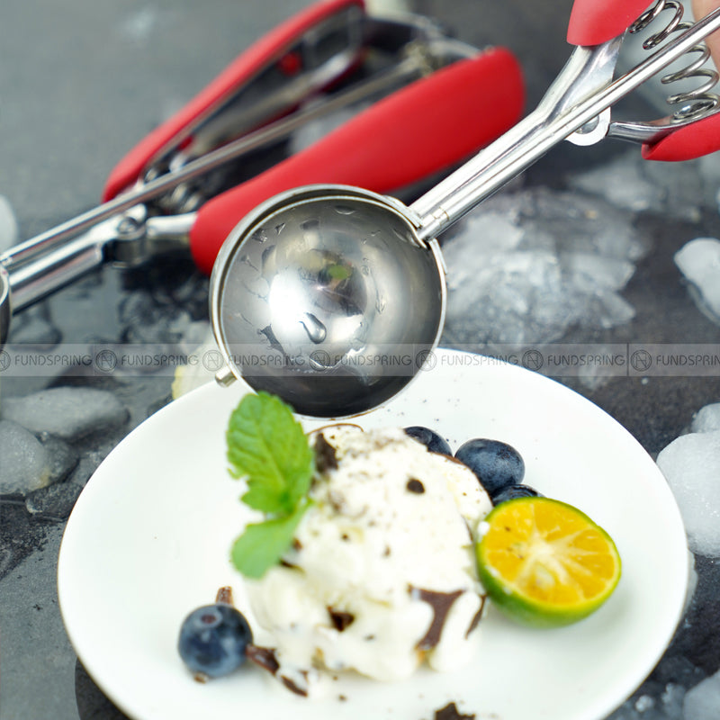 304 Stainless Steel Ice Cream & Cookie Scoop – Heavy-Duty Serving Spoon 304 Stainless Steel Ice Cream & Cookie Scoop – Heavy-Duty Serving Spoon