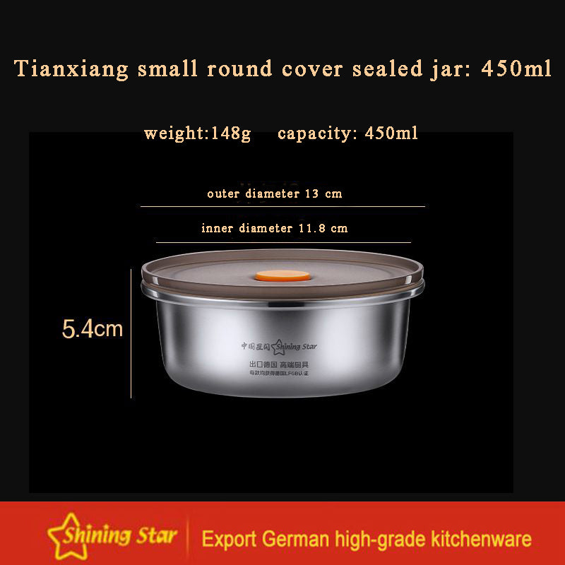 304 Stainless Steel Sealed Jar Grain Storage Jar Fresh-keeping Box 304 Stainless Steel Sealed Jar Grain Storage Jar Fresh-keeping Box
