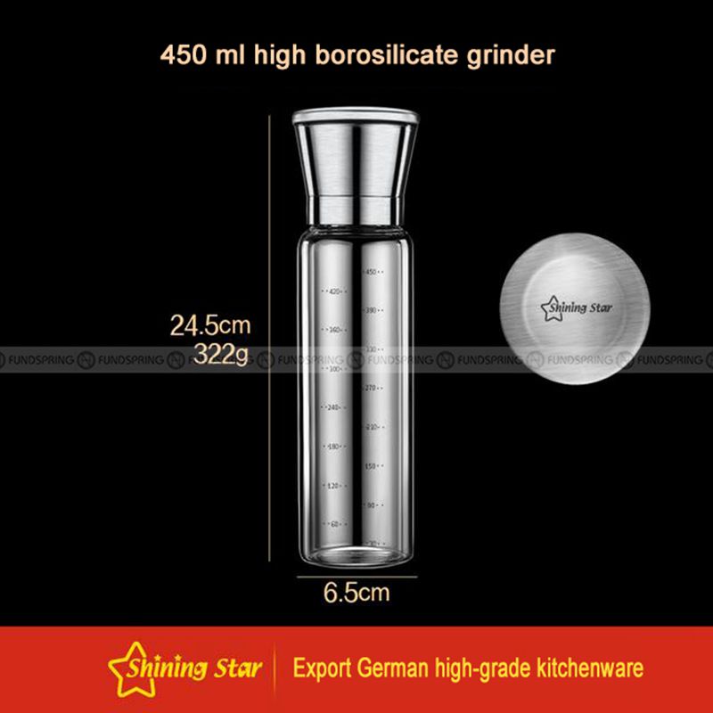 Borosilicate Glass Bottle Pepper And Salt Mills Seasoning Bottle Borosilicate Glass Bottle Pepper And Salt Mills Seasoning Bottle