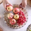 Glassy Delight: Thickened Glass Fruit Plate and Bowl for Elegant Serving Glassy Delight: Thickened Glass Fruit Plate and Bowl for Elegant Serving
