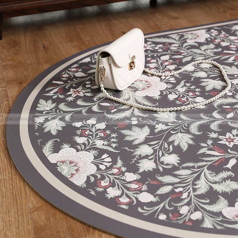 Kozwald Floor Mat Vintage PVC Anti-Slip Room Mat Waterproof Door Mat Kozwald Floor Mat Vintage PVC Anti-Slip Room Mat Waterproof Door Mat