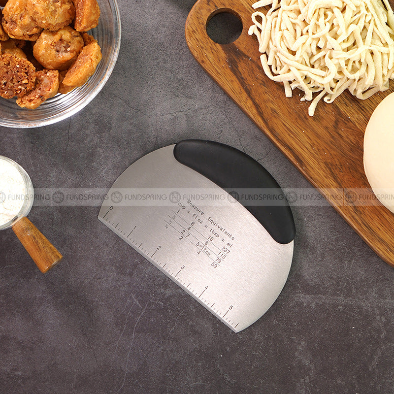 Semi-circle Dough Scraper Cutter Pro Pastry Pizza Cutter Chopper Semi-circle Dough Scraper Cutter Pro Pastry Pizza Cutter Chopper