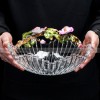 European Elegance: Crystal Glass Serving Bowl for Fruits, Candy, and More European Elegance: Crystal Glass Serving Bowl for Fruits, Candy, and More