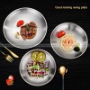 304 Stainless Steel Plate Heat Insulation Double Layer Thickened Bowl