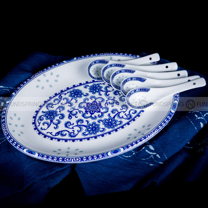 Star Of Exquisite Ceramic Utensil Blue And White Dinnerware Set 60 Pcs Star Of Exquisite Ceramic Utensil Blue And White Dinnerware Set 60 Pcs