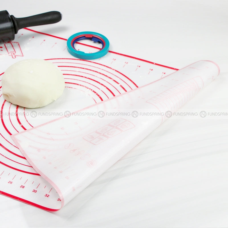 Food Grade Silicone Rolling Pad Non-stick Baking Kneading Pad 40*60cm Food Grade Silicone Rolling Pad Non-stick Baking Kneading Pad 40*60cm