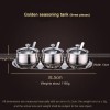 304 Stainless Steel Seasoning Jar Set Kitchen Seasoning Box Set of 3 304 Stainless Steel Seasoning Jar Set Kitchen Seasoning Box Set of 3
