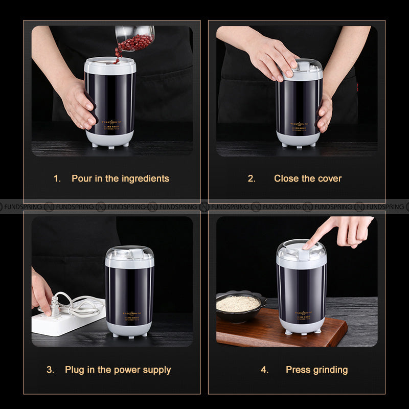 Electric Fine Grinder Portable Coffee/Seasoning Grinder Electric Fine Grinder Portable Coffee/Seasoning Grinder