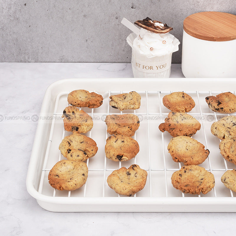 Oven-Safe Stainless Steel Wire Rack Set for Cooking and Cooling - Perfect Size, No Warping, Grid Design, Easy to Clean Oven-Safe Stainless Steel Wire Rack Set for Cooking and Cooling - Perfect Size, No Warping, Grid Design, Easy to Clean
