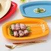 Nordic Ceramic Dinnerware Oval Plate Porcelain Colors Dishes 12" Nordic Ceramic Dinnerware Oval Plate Porcelain Colors Dishes 12"