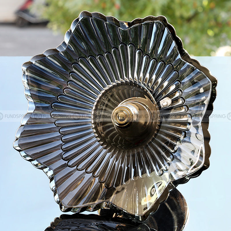 Scandinavian Elegance Crystal Glass Serving Bowl for Candy, Snacks, and Fruits Scandinavian Elegance Crystal Glass Serving Bowl for Candy, Snacks, and Fruits