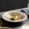 Designer Dinnerware Weiss Series Ceramic White/Golden Bowls Plates Designer Dinnerware Weiss Series Ceramic White/Golden Bowls Plates