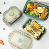 Foldable Silicone Lunch Box Microwave Oven Crisper Sealing Box Foldable Silicone Lunch Box Microwave Oven Crisper Sealing Box