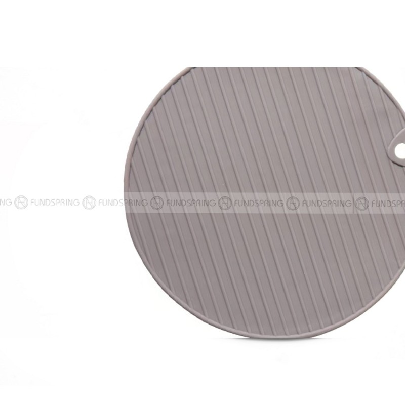 Food Grade Silicone Pad Striped Grey Silicone Dining Table Insulation Mat Food Grade Silicone Pad Striped Grey Silicone Dining Table Insulation Mat