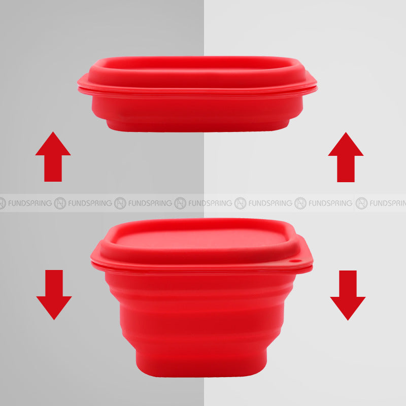Collapsible Silicone Lunch Bowl: On-the-Go Convenience in a Snap Collapsible Silicone Lunch Bowl: On-the-Go Convenience in a Snap