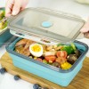 Foldable Silicone Lunch Box Microwave Oven Crisper Sealing Box Foldable Silicone Lunch Box Microwave Oven Crisper Sealing Box