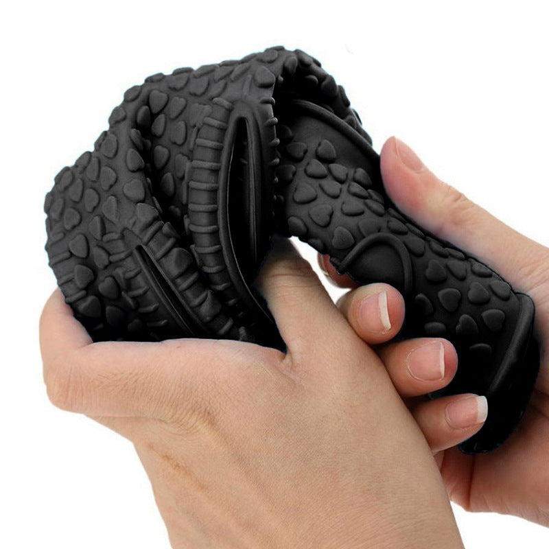 Heat Resistant Five-finger Gloves Thickened Silicone Insulation Black Gloves Heat Resistant Five-finger Gloves Thickened Silicone Insulation Black Gloves
