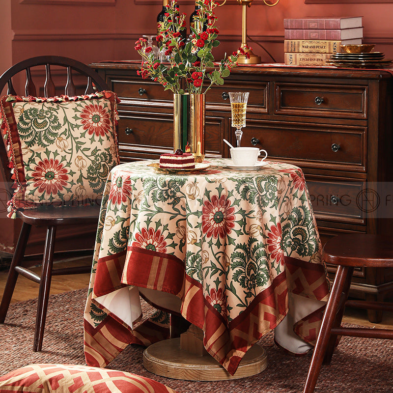Claren Tablecloth Table Cover New Year Decoration Velvet Table Cloth Claren Tablecloth Table Cover New Year Decoration Velvet Table Cloth