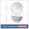 Blue and White Ceramic Bowl Under Glazed Japan Style 6" Bowl Set of 4 Blue and White Ceramic Bowl Under Glazed Japan Style 6" Bowl Set of 4