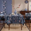 Lanruoting Table Runner Chinese Tea Table Runner Blue Long Table Cover Lanruoting Table Runner Chinese Tea Table Runner Blue Long Table Cover
