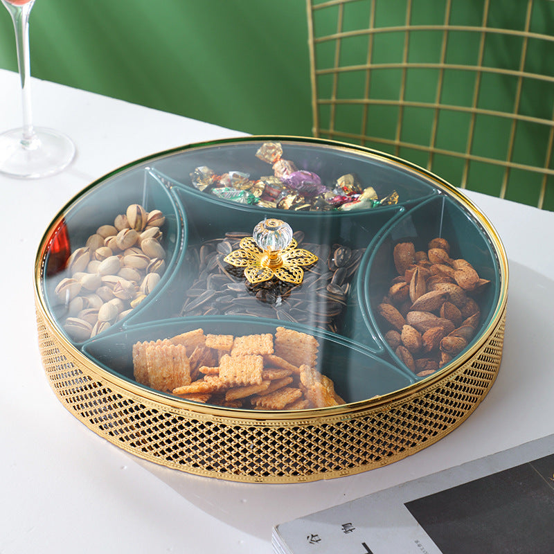 Multi-Compartment Tray for Snacks, Dried Fruits, Nuts, and Candy Storage Multi-Compartment Tray for Snacks, Dried Fruits, Nuts, and Candy Storage