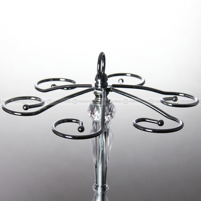 Steel And Glass Rack Wine Glass Cup Holder Goblet Holder For 6 Cups Steel And Glass Rack Wine Glass Cup Holder Goblet Holder For 6 Cups