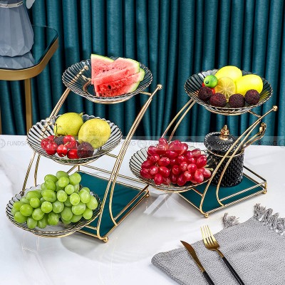 Contemporary Elegance: Crystal Glass Fruit Plate Stand for Stylish Snacking and Display Contemporary Elegance: Crystal Glass Fruit Plate Stand for Stylish Snacking and Display