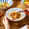 Japanese Elegance: Ceramic Hat-Shaped Rice Bowl - 8 Inches Japanese Elegance: Ceramic Hat-Shaped Rice Bowl - 8 Inches