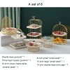 Restaurant Hotel Cake Dessert Table Set Ceramic Tray 1-3 Tiers Display Rack Restaurant Hotel Cake Dessert Table Set Ceramic Tray 1-3 Tiers Display Rack