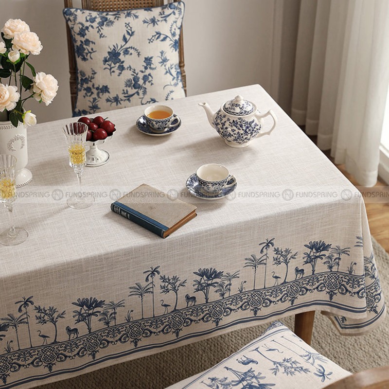 Kasha Tablecloth Luxury Table Cloth Simple Spun Line Table Cover Khaki Kasha Tablecloth Luxury Table Cloth Simple Spun Line Table Cover Khaki