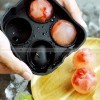 Silicone Ice Lattice: Large Spherical Ice Hockey Mold Silicone Ice Lattice: Large Spherical Ice Hockey Mold