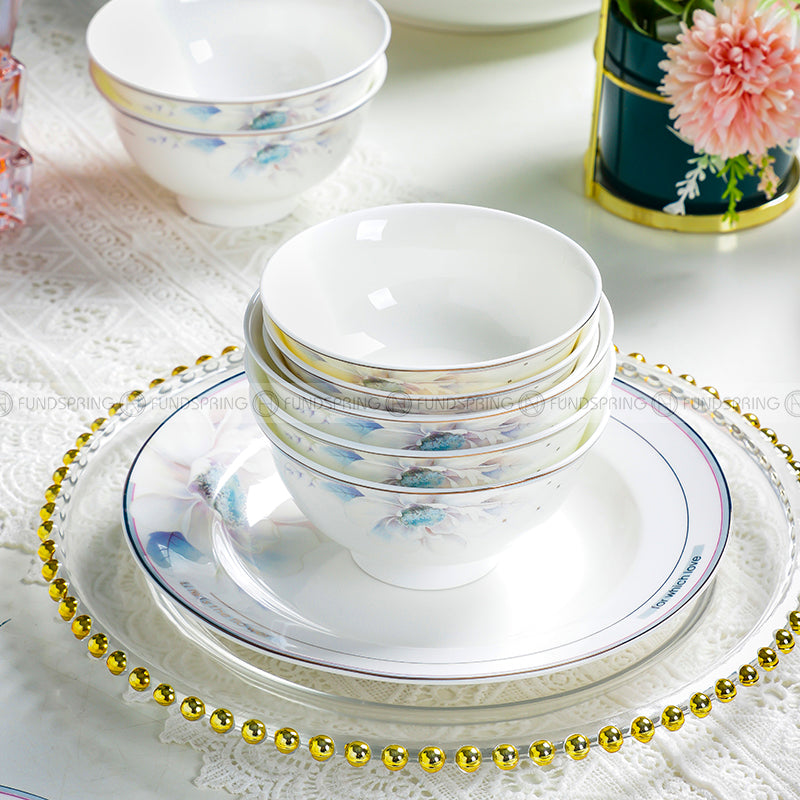 Flower of Life Hand-made Tableware Set Ceramic Dinnerware Set 48-Piece Flower of Life Hand-made Tableware Set Ceramic Dinnerware Set 48-Piece