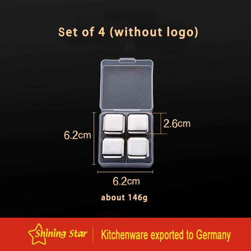 304 Stainless Steel Ice Cube Mold Metal Iron Ice Cube Iced Drink Set 304 Stainless Steel Ice Cube Mold Metal Iron Ice Cube Iced Drink Set