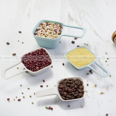 Food Grade Plastic Measuring Spoons 4-Piece Coffee Spoon with Scale Food Grade Plastic Measuring Spoons 4-Piece Coffee Spoon with Scale