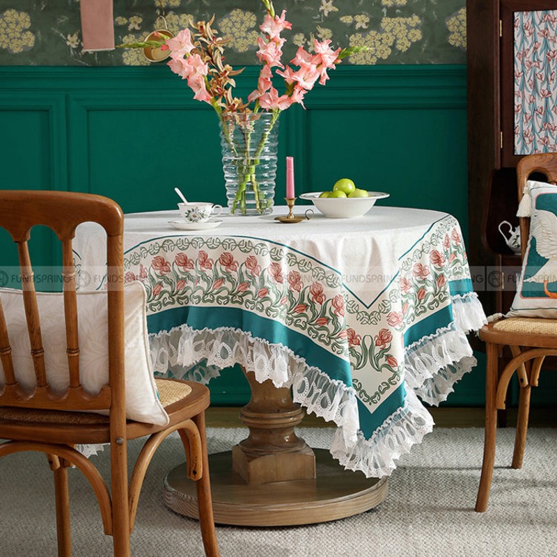 Brewster Tablecloth Lace Stitching Table Fabric Waterproof Table Cloth Brewster Tablecloth Lace Stitching Table Fabric Waterproof Table Cloth
