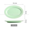 Nordic Ceramic Dinnerware Oval Plate Porcelain Colors Dishes 12" Nordic Ceramic Dinnerware Oval Plate Porcelain Colors Dishes 12"