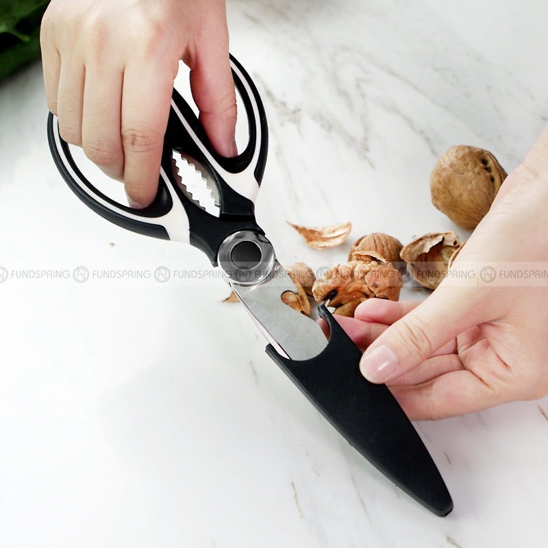 VersaSnip Culinary Companion: Multipurpose Stainless Steel Kitchen Shears with Bottle Opener VersaSnip Culinary Companion: Multipurpose Stainless Steel Kitchen Shears with Bottle Opener